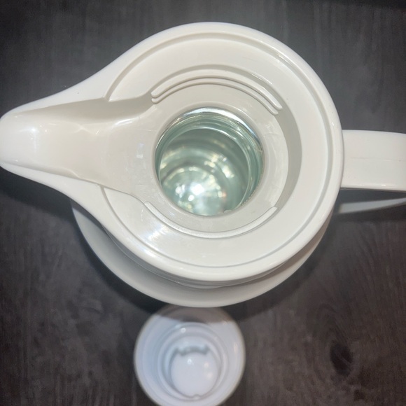 Corning Thermique vintage Blue and White Plaid Insulated Pitcher - Picture 6 of 11